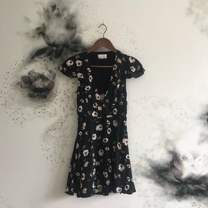 ARITZIA Sunday Best mini floral dress